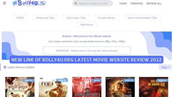 Bolly4U 2025: The Ultimate Guide to Bollywood's Latest Streaming Sensation