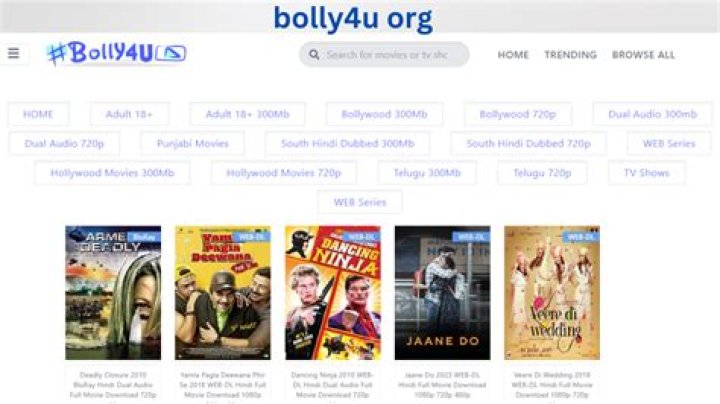 Bolly4UOrg: Your Ultimate Destination for Bollywood Entertainment