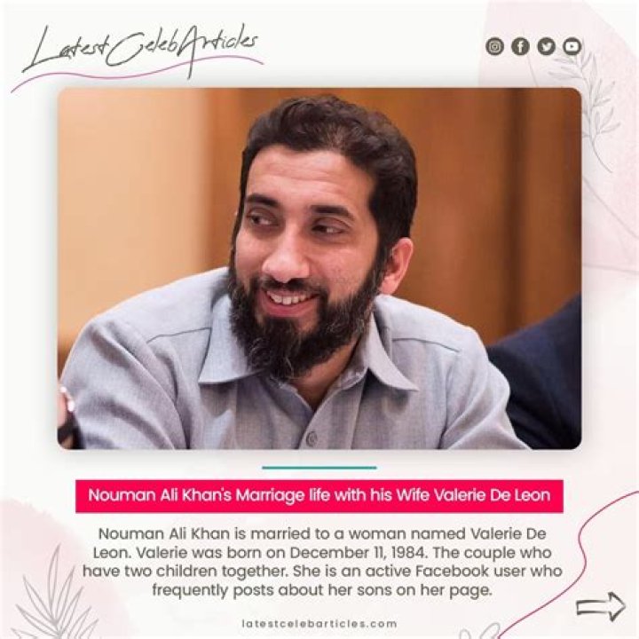 Nouman Ali Khan Wife Valerie De Leon: A Deep Dive Into Their Relationship and Journey