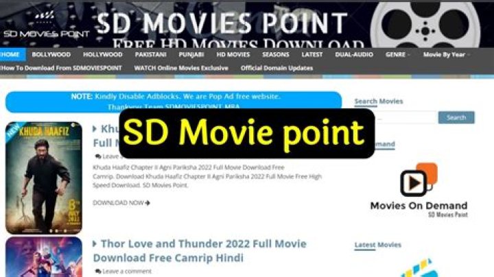 SDMoviesPoint.Zone: Your Ultimate Destination for Movie Downloads