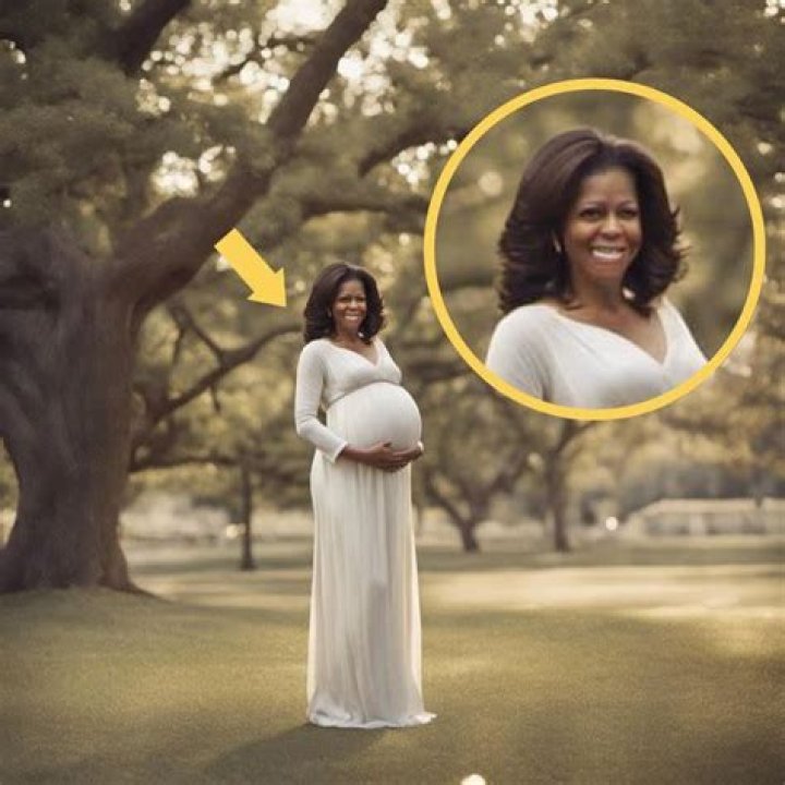 Unseen Photos Of A Radiant Michelle Obama During Her Pregnancy