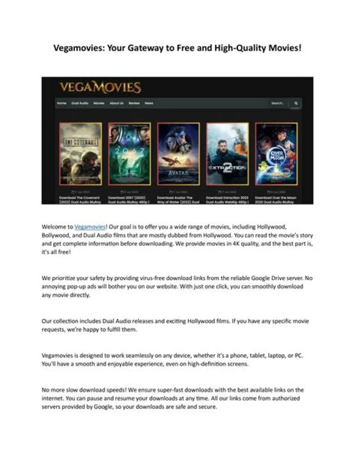 Vegamovies Show: Your Ultimate Destination for Streaming Movies Online